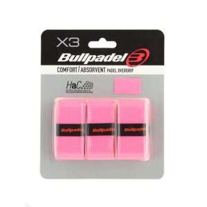 3265-OVERGRIP BULLPADEL GB-1201 ROSA FLUOR X3