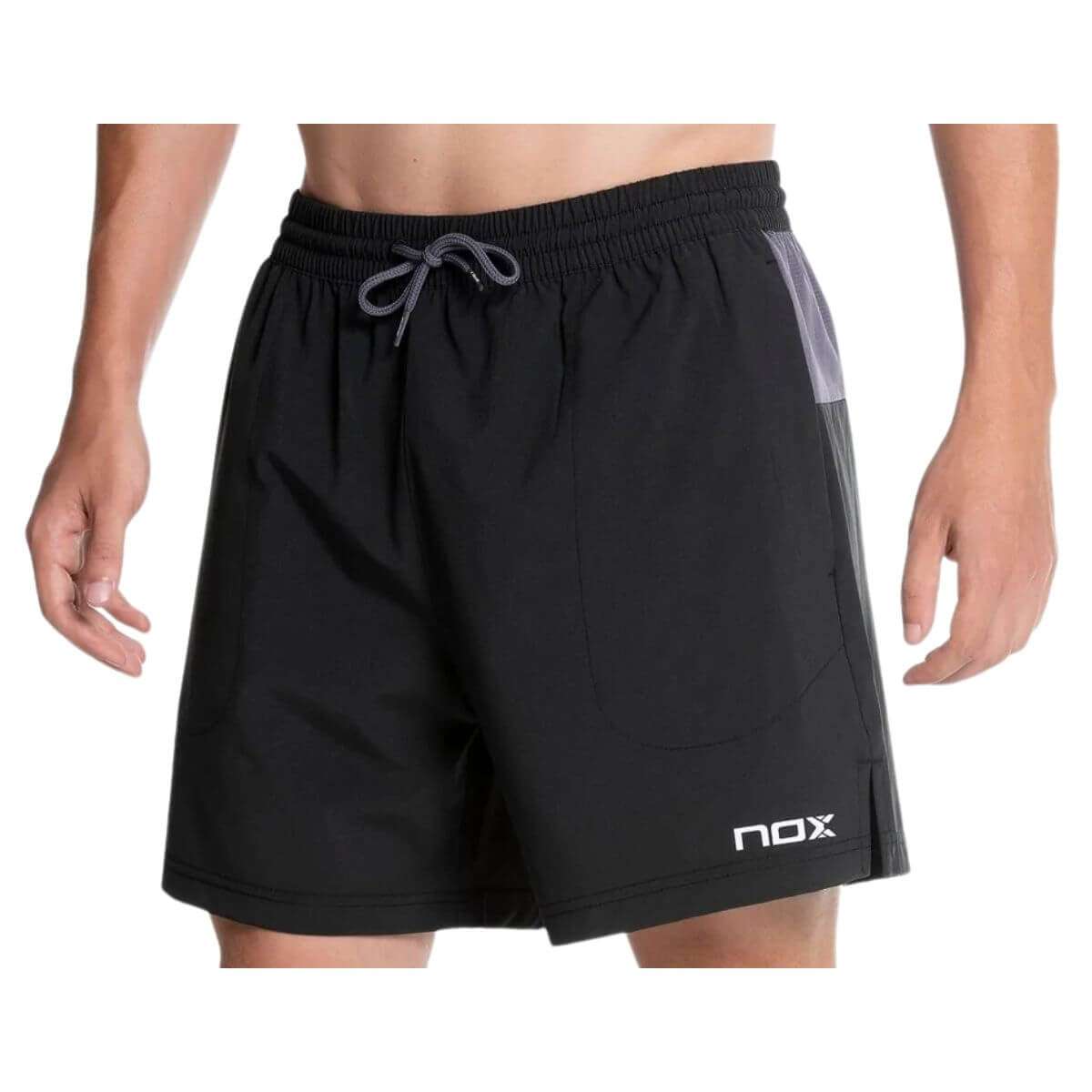 3030-SHORT NOX PRO PIRATA NEGRO-GRIS