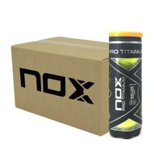 2055-CAJA DE PELOTAS DE PADEL NOX TITANIUM PRO X24 TARROS