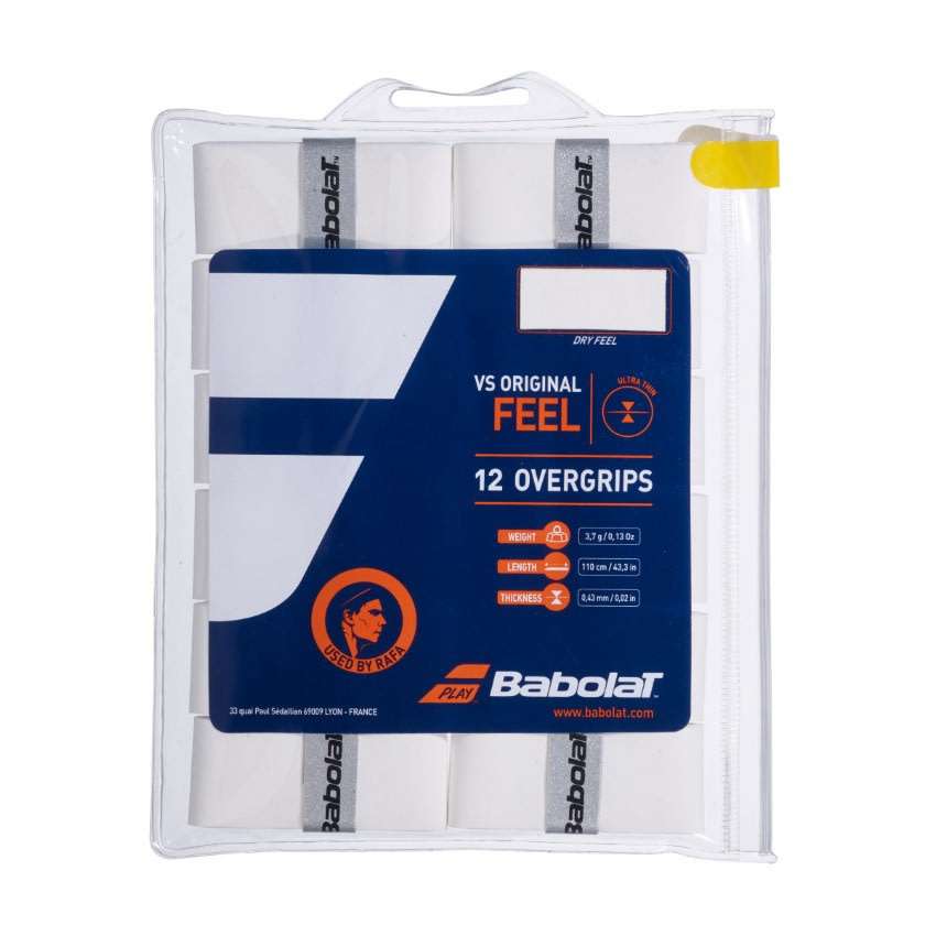 2485-OVERGRIP BABOLAT ORIGINAL X12 BLANCO