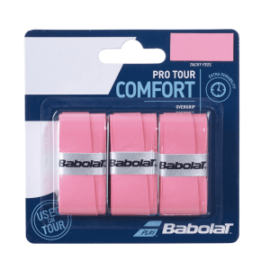 2352-OVERGRIP BABOLAT PRO TOUR COMFORT ROSADO X3
