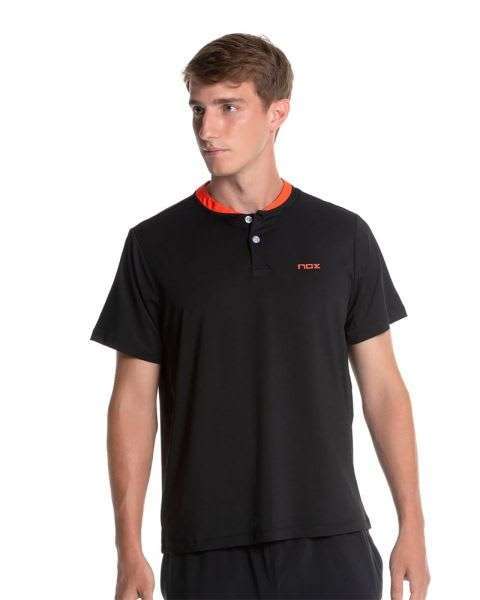 12222-CAMISETA NOX POLO TEAM REGULAR NEGRO