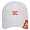 3123-GORRO NOX BLANCO LOGO ROJO