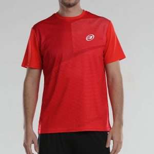 12020-CAMISETA BULLPADEL AFILE CEREZA