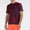 11873-CAMISETA BULLPADEL MOARE VINO BURDEO
