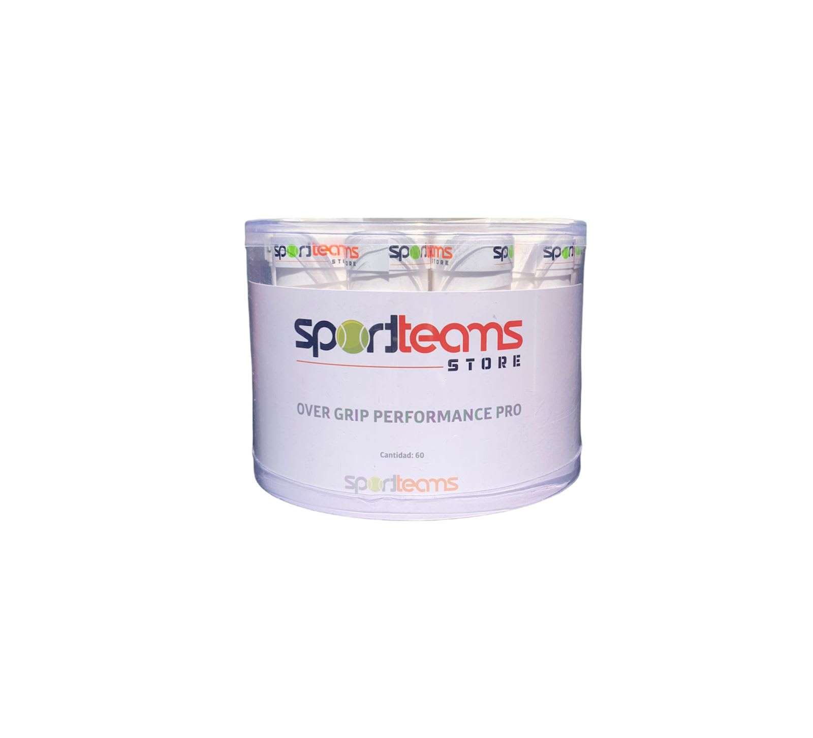 1901-TORTA OVERGRIP SPORTTEAMS BLANCO X60