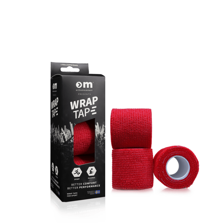 1733-BANDA ORTHOMOVEMENT WRAP TAPE ROJO X3