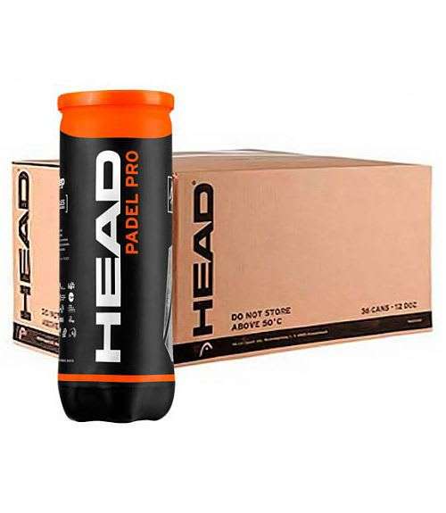 2879-CAJA DE PELOTAS DE PADEL HEAD PRO X24 TARROS