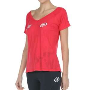 12160-CAMISETA BULLPADEL RAPOLAN CARMESI FLUOR