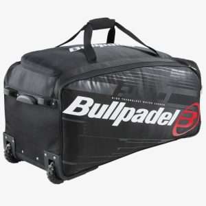 1840-MALETA BULLPADEL BPP-23011 TROLLEY NEGRO