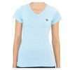 12137-CAMISETA WILSON MUJER DESLAVADA CELESTE