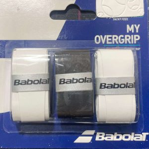 2409-OVERGRIP BABOLAT MY OVERGRIP NEGRO/BLANCO X3