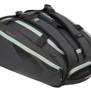 2833-BOLSO PALETERO NOX OPEN SERIES WPT2023 NEGRO LOGO CELESTE 55 LITROS