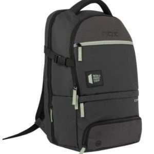 1705-MOCHILA NOX OPEN SERIES NEGRA LOGO CELESTE 2023 30 LITROS