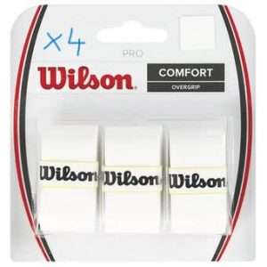 3003-PACK OVERGRIP WILSON PRO COMFORT BLANCO X4