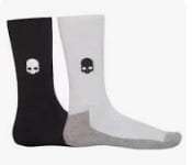 3590-PACK CALCETIN HYDROGEN NEGRO-BLANCO UNISEX X2