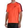 12078-CAMISETA BULLPADEL MITAD CORAL FLUOR