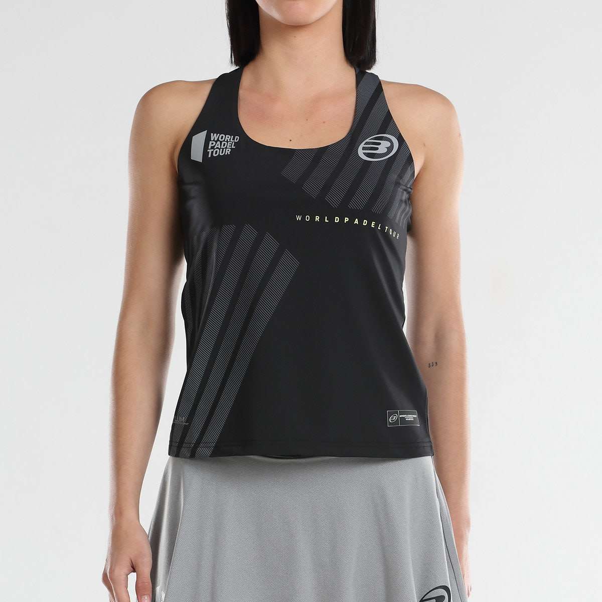 8483-CAMISETA BULLPADEL LLAVE WPT NEGRO