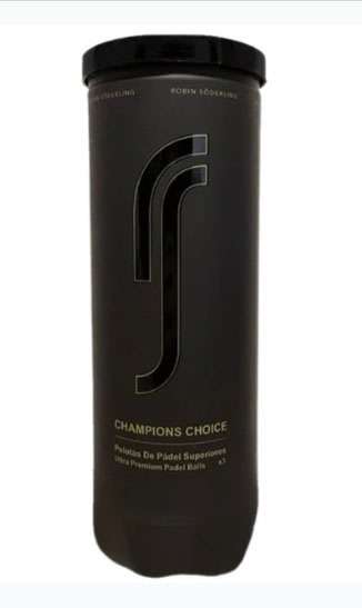 3692-TARRO DE PELOTAS ROBIN SODERLING PADEL CHAMPION CHOICE X3