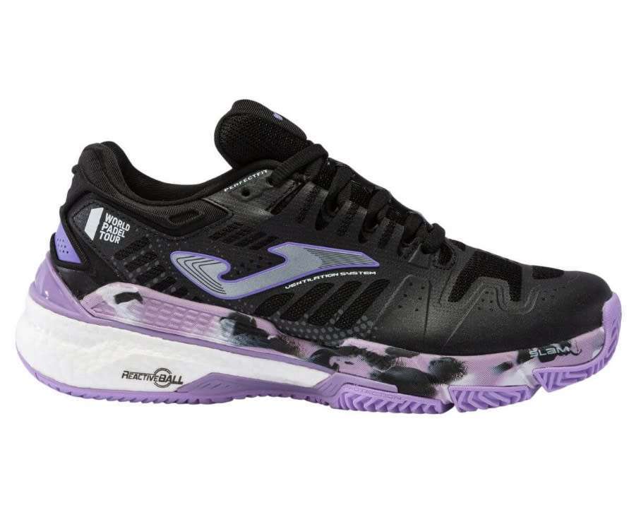 2520-ZAPATILLA JOMA SLAM LADY 2301 BLACK PURPLE