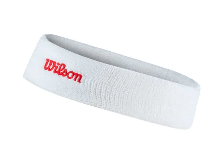 2561-BANDA WILSON BLANCO LOGO ROJO