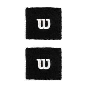 3706-MUÂ‚¬EQUERA WILSON WRISTBAND OSFA NEGRO LETRA BLANCA