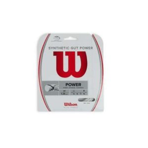 2476-CUERDA DE TENIS WILSON SYNTHETIC GUT POWER 17 BLANCO