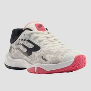 1808-ZAPATILLA BULLPADEL FLOW BLANCO/CARBON 24V