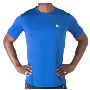 7921-CAMISETA WILSON CALADA AZUL REY