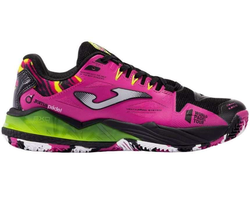 2321-ZAPATILLA JOMA SPIN LADY 2301 BLACK FUCSIA