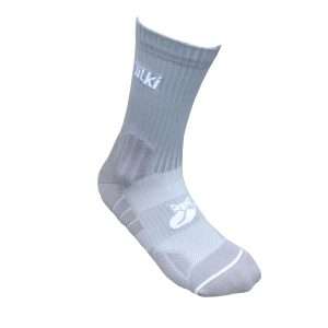 3241-CALCETIN TILKI D2 LARGO GRIS/BLANCO