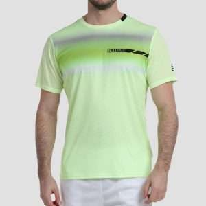 12115-CAMISETA BULLPADEL LACAR AMARILLO AZUFRE FLUOR