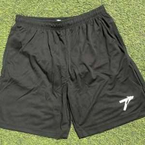 1611-SHORT SET MICROPERFORADO NEGRO