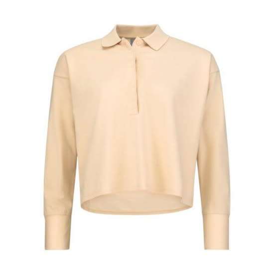 2567-CAMISETA POLO HEAD BEIGE WOMEN