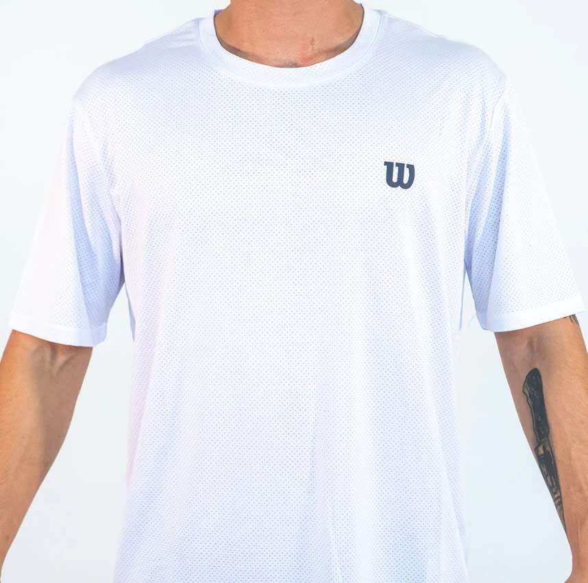 8537-CAMISETA WILSON MESH BLANCA