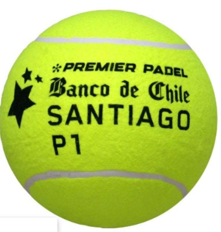 3808-PELOTA GIGANTE PREMIER PADEL SANTIAGO P1