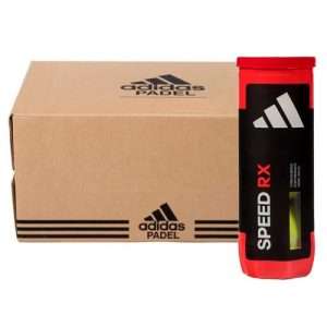 1491-CAJA DE PELOTAS DE PADEL ADIDAS SPEED RX X24 TARROS