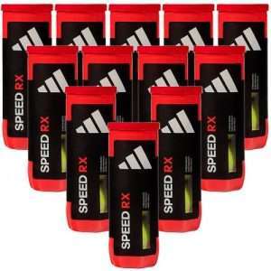 2207-PACK 12 TARROS DE PELOTAS ADIDAS SPEED RX X3 C/U
