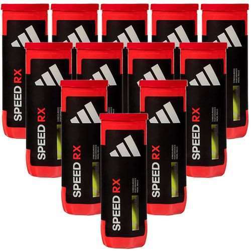 2207-PACK 12 TARROS DE PELOTAS ADIDAS SPEED RX X3 C/U