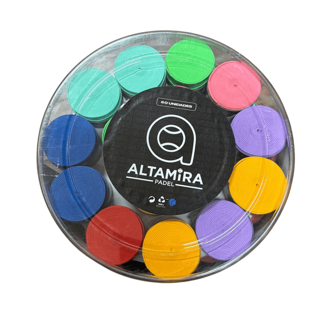 2905-TORTA OVERGRIP ALTAMIRA COLORES MIXTOS X 60