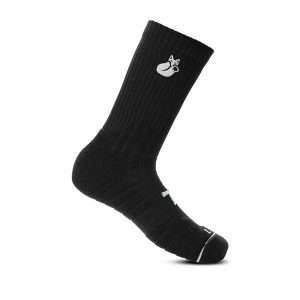 3394-CALCETIN TILKI D3 LARGO NEGRO/BLANCO