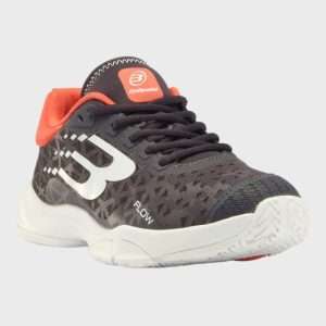 3503-ZAPATILLA BULLPADEL FLOW GRIS OSCURO/NARANJA 24