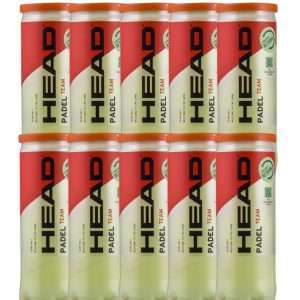 3572-PACK 10 TARROS DE PELOTAS HEAD PADEL TEAM