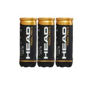 3036-PACK 3 TARROS DE PELOTAS HEAD PADEL PRO S