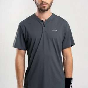 8216-CAMISETA NOX POLO PRO CHARCOAL GRIS