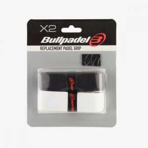 2631-GRIP BULLPADEL GR1210 BLANCO/NEGRO X2