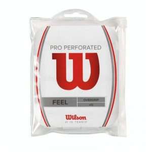 2500-OVERGRIP WILSON PRO PERFORADO FEEL BLANCO X12