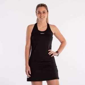 11868-VESTIDO VIBORA MAMBA NEGRO