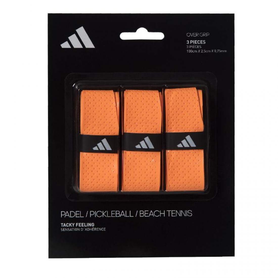 1853-OVERGRIP ADIDAS SET X3 ORANGE