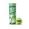 2605-TARRO DE PELOTA TILKI TENIS BOMBASTIC VERDE X3